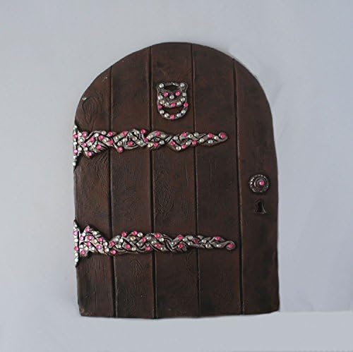 Penfound Super Sized Bling Rhinestones Garden Fairy Door Ideal for Gardens and Bottom of Trees