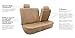 FH-PU005114 Exquisite Leather Car Seat Covers, Airbag compatible and Rear Split Beige Color