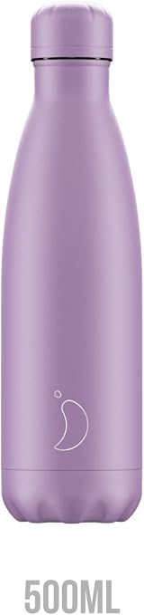 Chilly's Original Water Bottle 500ml Vacuum Insulated Pastel Purple view 2