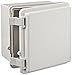 BUD Industries NBB-10260 Style B Plastic Indoor Box in Light Gray Finish – NEMA Electrical Equipment Box with Clear Door. Electrical Boxes and Fittings