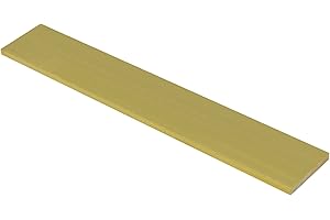 SUPERDI Brass Flat Rectangular Bar Stock 1/4" x 2"x 12"- Knife Making, Craft C360-1 Bar