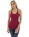 PattyBoutik Women Strappy Detail Back Ribbed Knit Top (Fuchsia Medium)