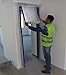 SERROT Zipdoor Door Kit for Dust Containment. Standard Size 4´x 7,5´. Remodeling and Repairing Zones, Masker