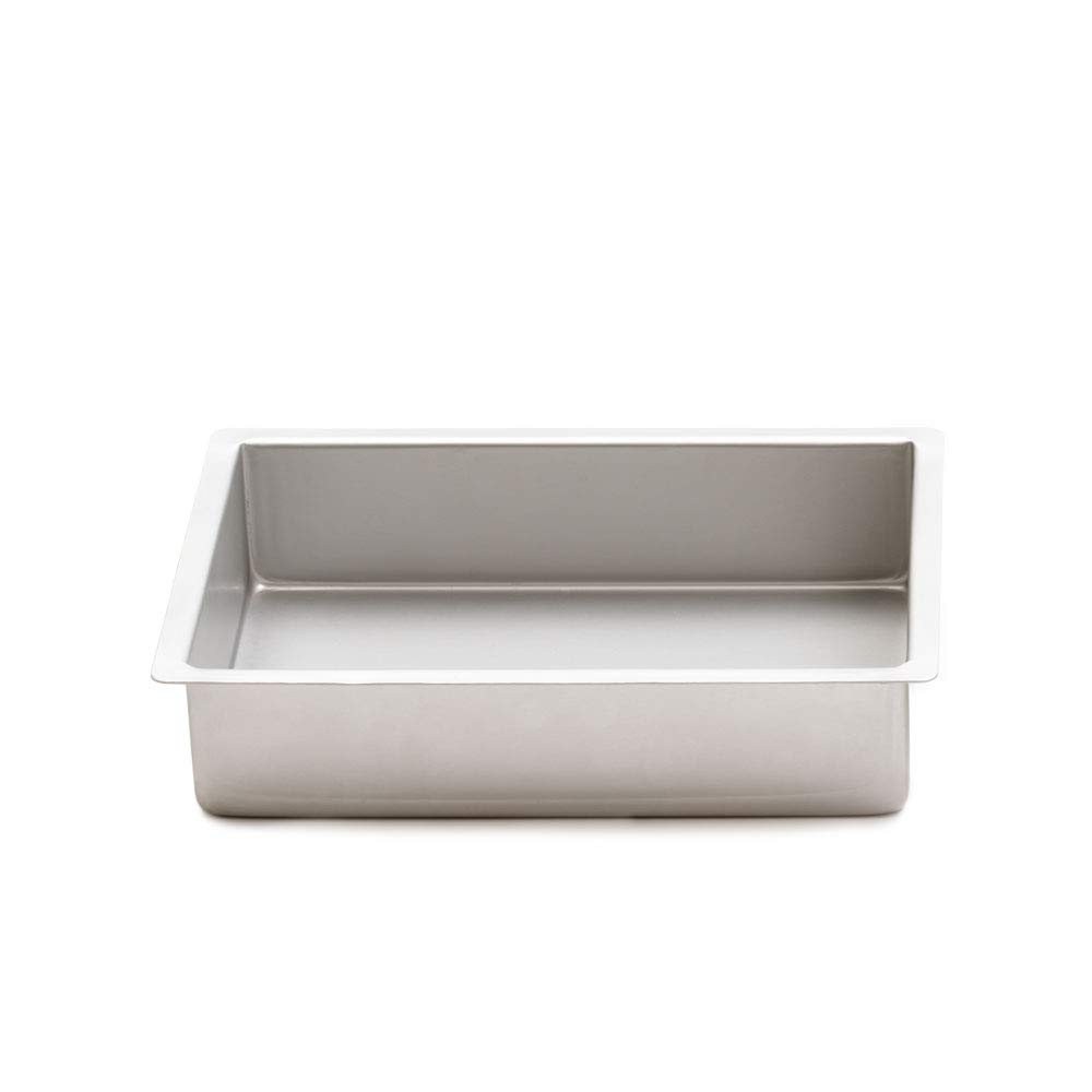 Decora 62646 Professional Oblong Anodized Cake Pan, Aluminium, Silver, 23 x 33 x 8 cm