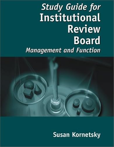Download Institutional Review Board: Management and Function PDF