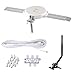 Lava HD8008 Omnidirectional Outdoor TV Antenna HD TV 4K 360 Degree OmniPro HD-8008 + Installation Kit & TV Antenna Jpole primary