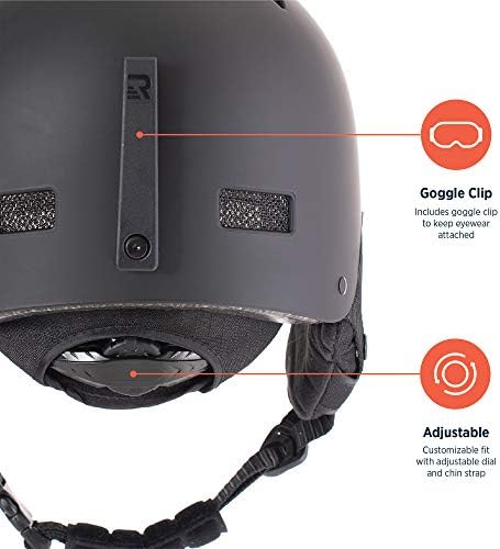 snowboard goggles under helmet