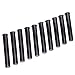 Squad Goods Blunt Tubes - Waterproof, Odor Sealing & Airtight Container - Set of 10 Solid Black