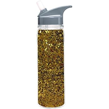 glitter insulated water bottle