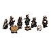 Kurt Adler Resin Bear, 4-Inch, Set of 9 Nativity Set