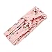 Ever Fairy 4 Pack Women Elastic Flower Printed Turban Head Wrap Headband Twisted Hair Band