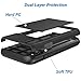 iPhone Xs Max Case, Hython Slim Dual Layer Wallet Case with Card Holder Credit Card Slot, Shockproof Hybrid Protective Hard Shell Soft Rubber Bumper Armor Sliding Cover for iPhone Xs Max, Black