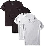 Hanes Men's 4-Pack FreshIQ Assorted V-Neck, Assorted, Large