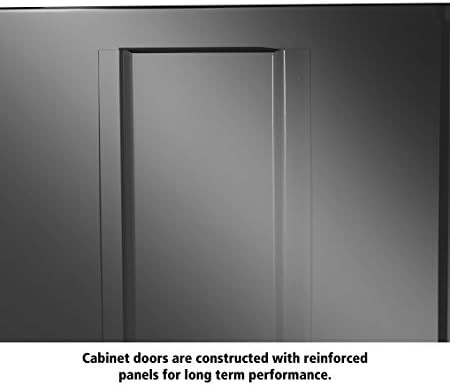 Amazon Com Tennsco J1878subk Assembled Jumbo Steel Storage Cabinet 48 W X 18 D X 78 H Black Industrial Scientific