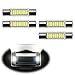 iJDMTOY 4pcs Extremely Bright 9-SMD 29mm 6614 LED Replacement Bulbs For Car SUV Truck Sunvisor Flips Vanity Mirror Lights, Xenon White primary