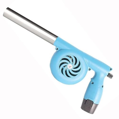 KZU Electric Fireplace Bellows, BBQ Air Blower, Handheld Outdoor Cooking Fan Charcoal