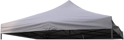 All Seasons Gazebos 3x3 Replacement Roof Canopy Metallic Grey