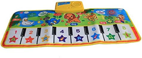 Baby Learning Musical Piano Mat, Finerus Children Kids Touch Play Keyboard Musical Carpet Blanket Early Educational Toy Animals Sound