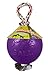 Jolly Pets Romp-n-Roll Rope and Ball Dog Toy, 8 Inches/Large, Purple, Large Breeds