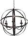 Westinghouse 6328200 Stella Mira Six-Light Indoor Chandelier, Oil Rubbed Bronze Finish with Highlights