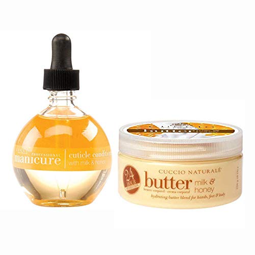 Cuccio Cuticle Oil Milk & Honey 2.5 oz + Milk & Honey Butter Blend 1.5 oz
