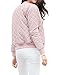 Allegra K Women Quilted Zip Up Raglan Sleeves Bomber Jacket S Pink