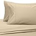 Amazon Brand – Pinzon 400-Thread-Count Hemstitch Egyptian Cotton Sheet Set - Queen, Taupe