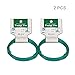 KINGLAKE 100 Feet Green Sturdy Plastic Coated Garden Wire 1.8mm Plant Twist Tie Garden Training Wire (2pks 50 ft)