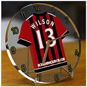 A.F.C Bournemouth - PERSONALISED Acrylic Desk Clock
