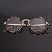 Agstum Retro Small Round Optical Eyeglasses Frame Clear Lens (Gray)