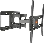 Husky Mounts Full Motion TV Wall Mount Fits Most 32-55 Inch LED LCD Flat Screen Up to VESA 400X400 Tilt Swivel Articulating TV Bracket