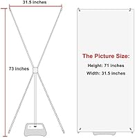 Huazi X Banner Stand With Water Base Poster Stand For Display
