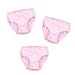 Kid U Not By Brix Turkish Cotton Pink Pointelle Toddler and Girls 3 Pk Panties.
