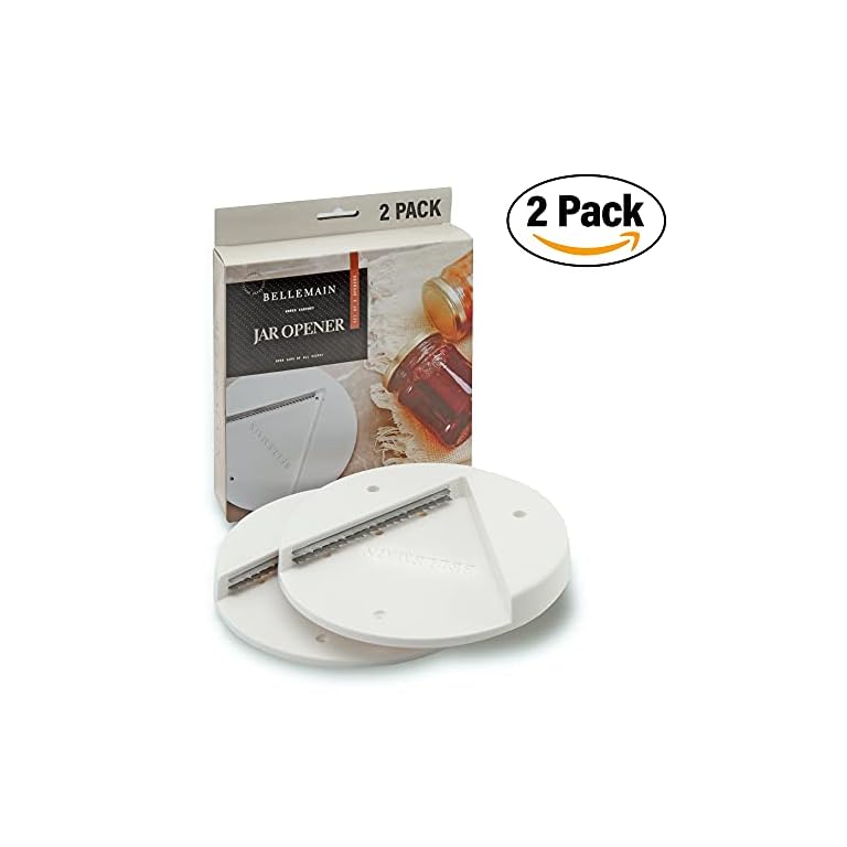 Bellemain’s Universal Under Jar Opener, Under Counter Can Opener [2 Pack] Premium Lid