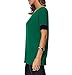 Sarin Mathews Women's Casual Round Neck Loose Fit Short Sleeve T-Shirt Blouse Tops Green XL