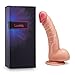 Luvkis Duke 8 inch Super Realistic Dildo with Suction Cup No Vibration Huge Dual-Layered Liquid Silicone Cock with Balls Adult Sex Toy for Hands-Free Anal Play Real Penis Molded Female Masturbation