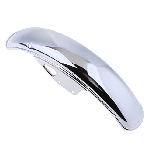 MagiDeal Chrome Front Mud Sand Fender Motorcycle Splash Guard for Suzuki GN125