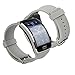 Sunmitech Replacement Bands for Samsung Galaxy Gear S SM-R750 Smart Watch, Soft TPU, Classic Watch Band Style with Metal Buckle