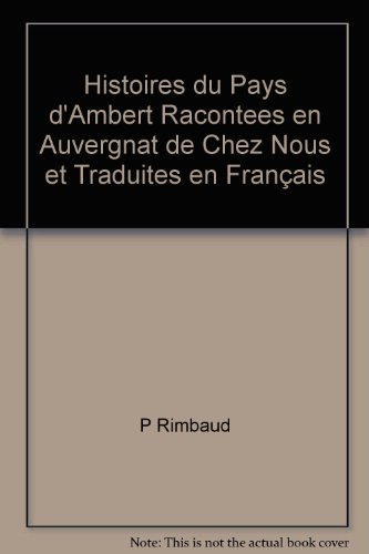 Histoires du pays d'Ambert