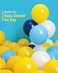 Styirl Baby Light Blue Balloons - 100 pcs