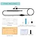 USB Otoscope, Myriann Ear Clean Endoscope 1.3MP Digital Ear Scope Inspection Camera with 6 LEDs, Earwax Cleaning Tool for Mirco USB & USB-C Android Phone Tablet, Windows & Macbook OS Computer - 6.56ft
