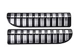 METYOUCAR Stainless Steel Black Rear Bumper Scuff Sill Plate Trim For Land Rover Range Rover Sport 2014-2017