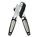 Color Scissor Can Opener, Stainless Steel Manual with Sharp Cutting Wheel, Smooth Edge, Easy Turn Design and Won't Touch Food