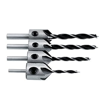 Generic New Useful Professional Countersink Drill Bit Drill Press Set Reamer Woodworking 5 Flute Chamfer 3mm-6mm