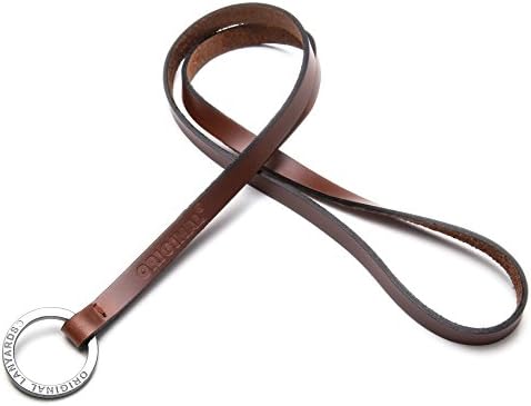 Original Lanyards® Triple X Lanyard Key Chain Made of Genuine Leather in Short or Long Version – (Made in Portugal)