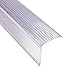 M-D Building Products 78022 1-1/8 in. X 1-1/8 in. X 36 in. Silver Aluminum Stair Edging w/Screw Nails