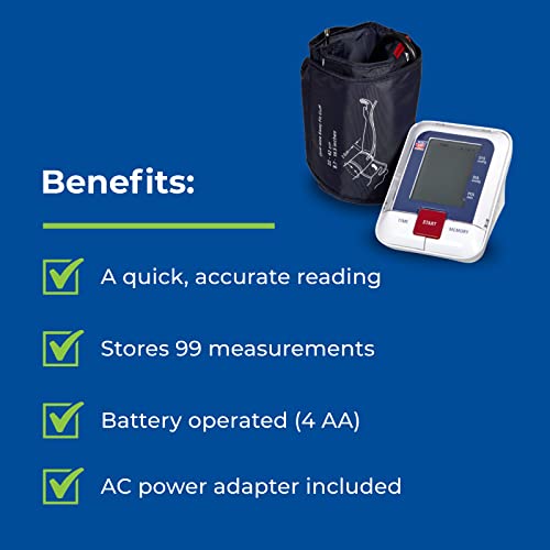 Rite Aid Deluxe Automatic Blood Pressure Cuff Arm Monitor Digital