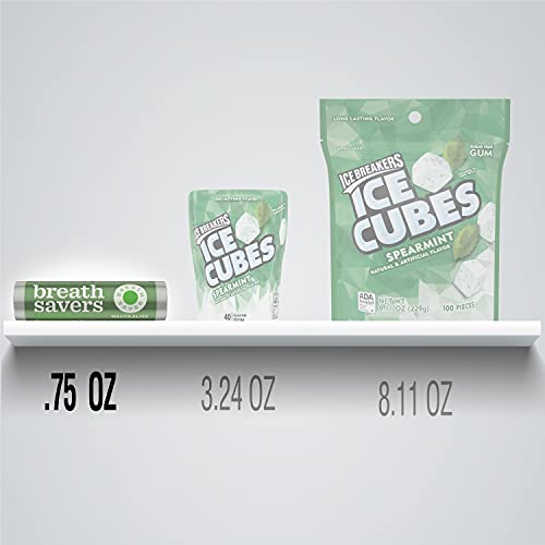 BREATH SAVERS Spearmint Sugar Free Breath Mints, Bulk, 0.75 oz Rolls