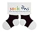 Sock Ons Clever Little Things That Keep Baby, Black, 6-12 Months