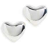 Annika Inez Women's Small Voluptuous Heart Earrings